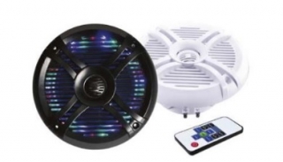 Voděodolné dvoupásmové reproduktory 6,5", 120W v černém provedení
