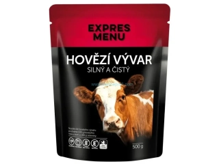 HOVĚZÍ VÝVAR S MASEM A ZELENINOU 500 g